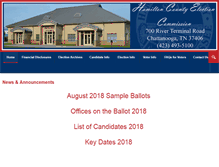 Tablet Screenshot of elect.hamiltontn.gov